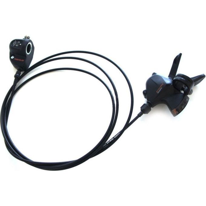Шифтер SHIMANO NEXUS, C2010-3, правый 3 скорости, трос 2200мм, с SM-BC06 черный ASLC20103L220LD
